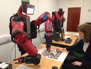 Draughts-playing robots join University 