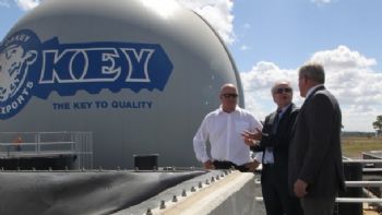 Australian abattoir opens bio-gas plant