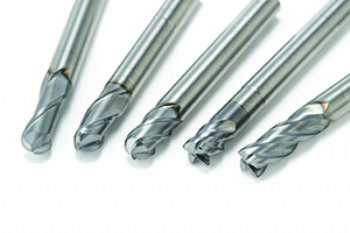 End mills designed to cut machining times