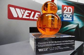 2D CNC receives sales and customer award