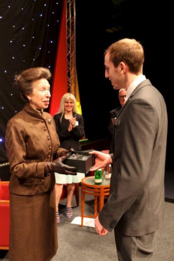 Renishaw apprentice gets Royal approval