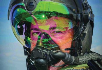 Successful trials of fighter pilot helmet