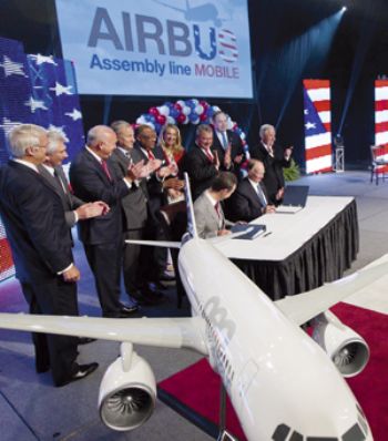 Airbus to start manufacturing in the US