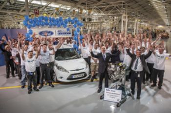 40-millionth engine at Ford Dagenham