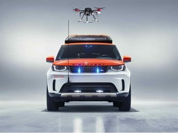 JLR unveils drone-equipped Land Rover