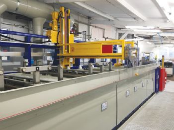 Aluminium anodising line for GSM