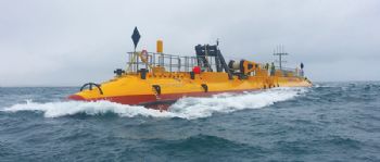 Floating tidal-turbine assembly smashes records