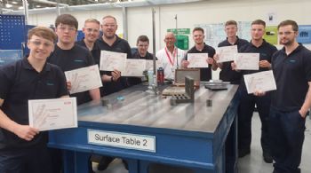 Apprentices visit Dormer Pramet