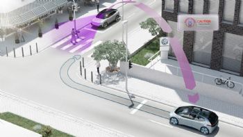 Cars set to communicate with each other