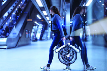 Brompton unveils new electric folding bike