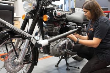 Motorcycle manufacturer boosts productivity