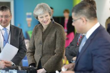 PM opens new Thales headquarters in Reading