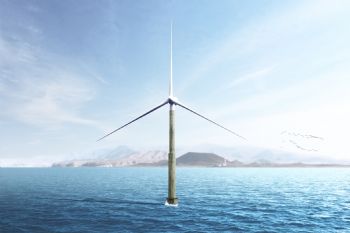 Self-installing offshore wind turbine