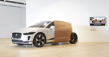 Clay model of the I-Pace unveiled in Dundee