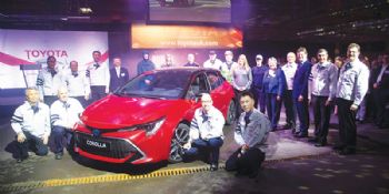 Toyota begins production of Corolla in Derbyshire