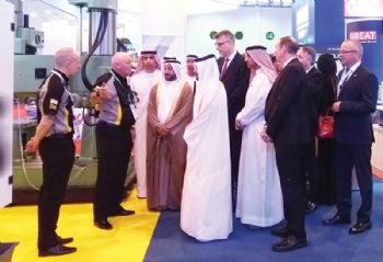High-ranking dignitaries visit the Chester stand