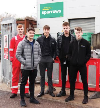 Sparrows Group recruits six new apprentices 