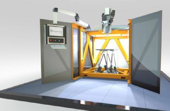 High-speed 3-D printers for synthetic materials