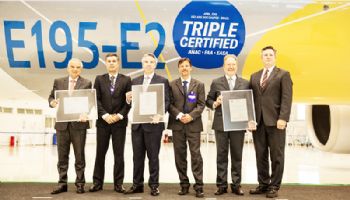 Embraer E195-E2 granted certification 