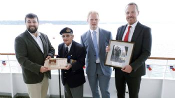 BAE apprentices honour D-Day veteran