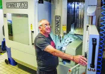 Five-axis CNC machine streamlines production