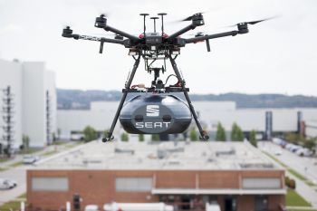 SEAT takes deliveries by drone