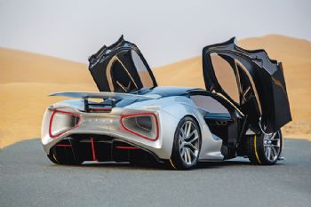 Lotus hyper-car premieres  in the Middle East