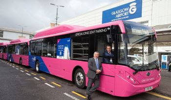 Glasgow Airport introduces electric buses