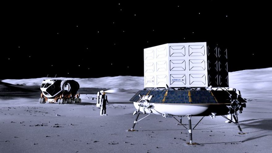 Airbus selected for ESA’s Moon lander study