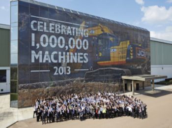 JCB celebrates millionth machine
