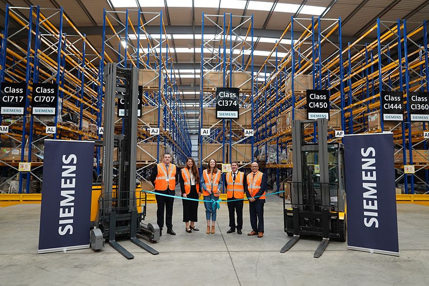Siemens Mobility opens new distribution and logistics facility