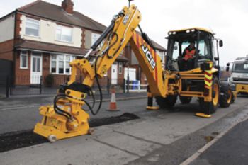 JCB in bid to rid UK of potholes