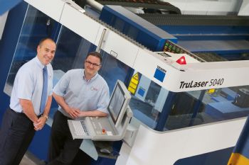 New laser profiler for steel supplier