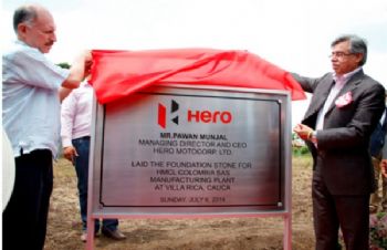 Hero MotoCorp to open facility in Columbia