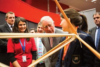 Prince of Wales supports engineering careers