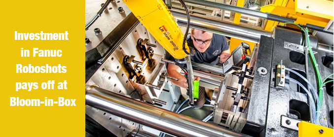 Bloom-in-Box invests in Fanuc Roboshots