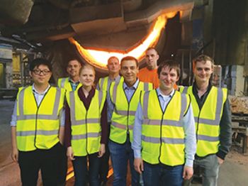 Students visit Norton Aluminium