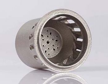 Compact burners made using AM