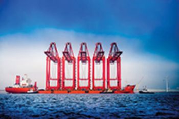 ‘Mega-max’ cranes arrive in Liverpool