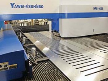 CNC turret punch press at Weldall
