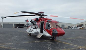 First GWE S-92 helicopter