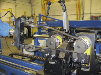 Tube-bending cell at Walsall Wheelbarrow