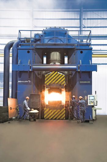 Largest counterblow hammer for China