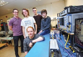 New apprentices at Flann Microwave