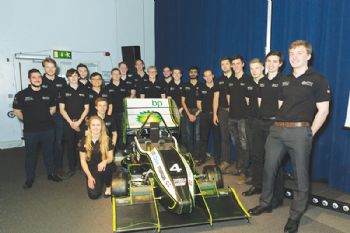 Bath revs up with new Formula Student car