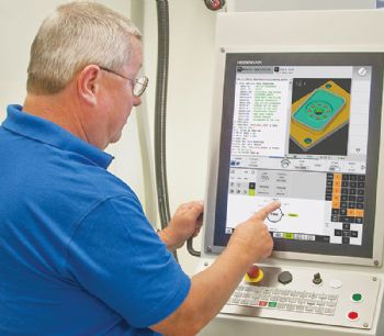 Heidenhain control with touch-screen at EMO