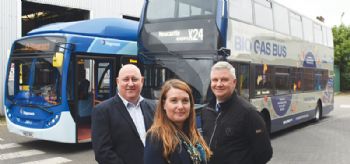 Britain’s first biogas-powered bus