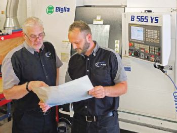 Prismatic machining — on a lathe