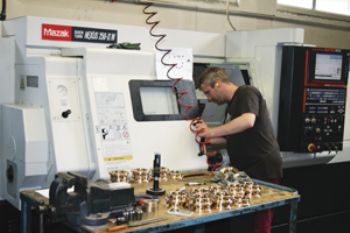 Bronze-bearing manufacture