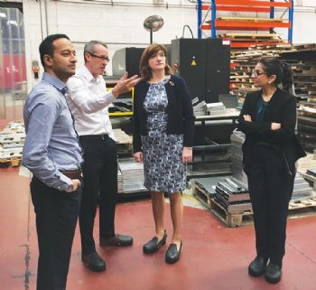 Loughborough MP visits JC Metalworks